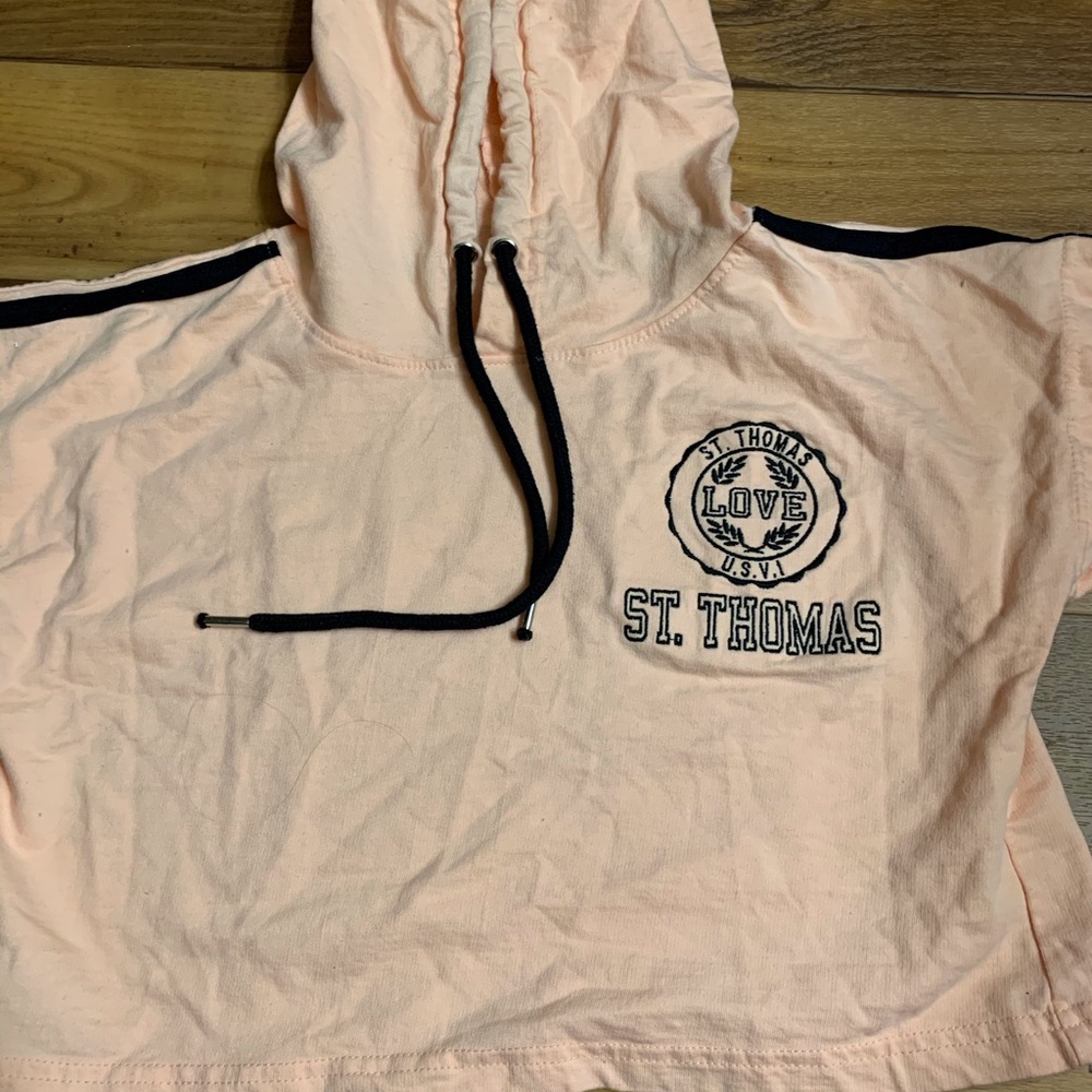 Caribbean Cropped Hoodie